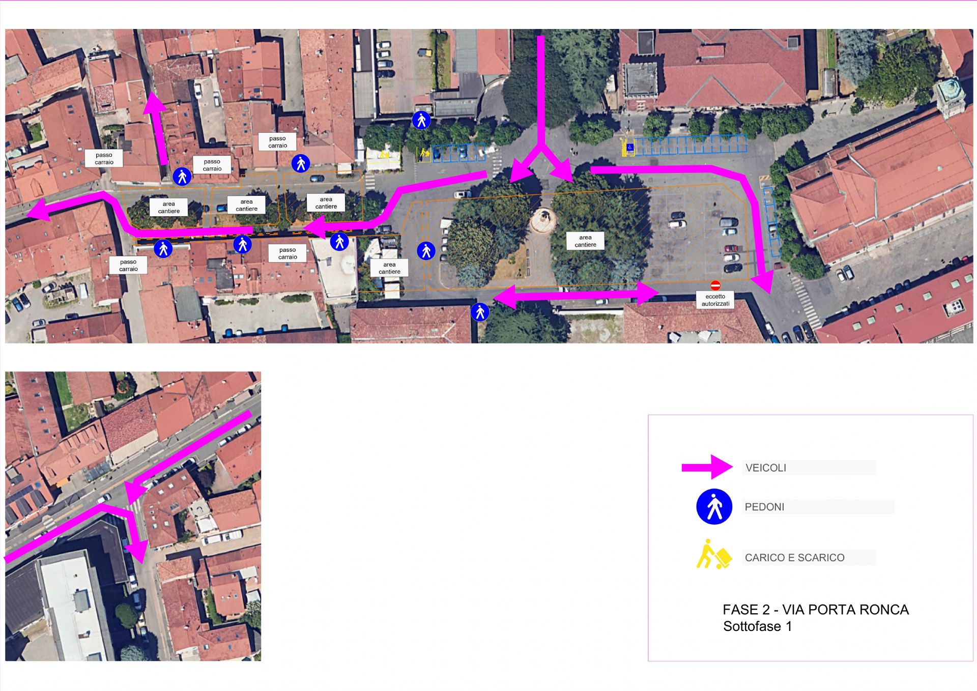 Fase 2 Piazza Visconti modifica assetto viabilità Porta Ronca