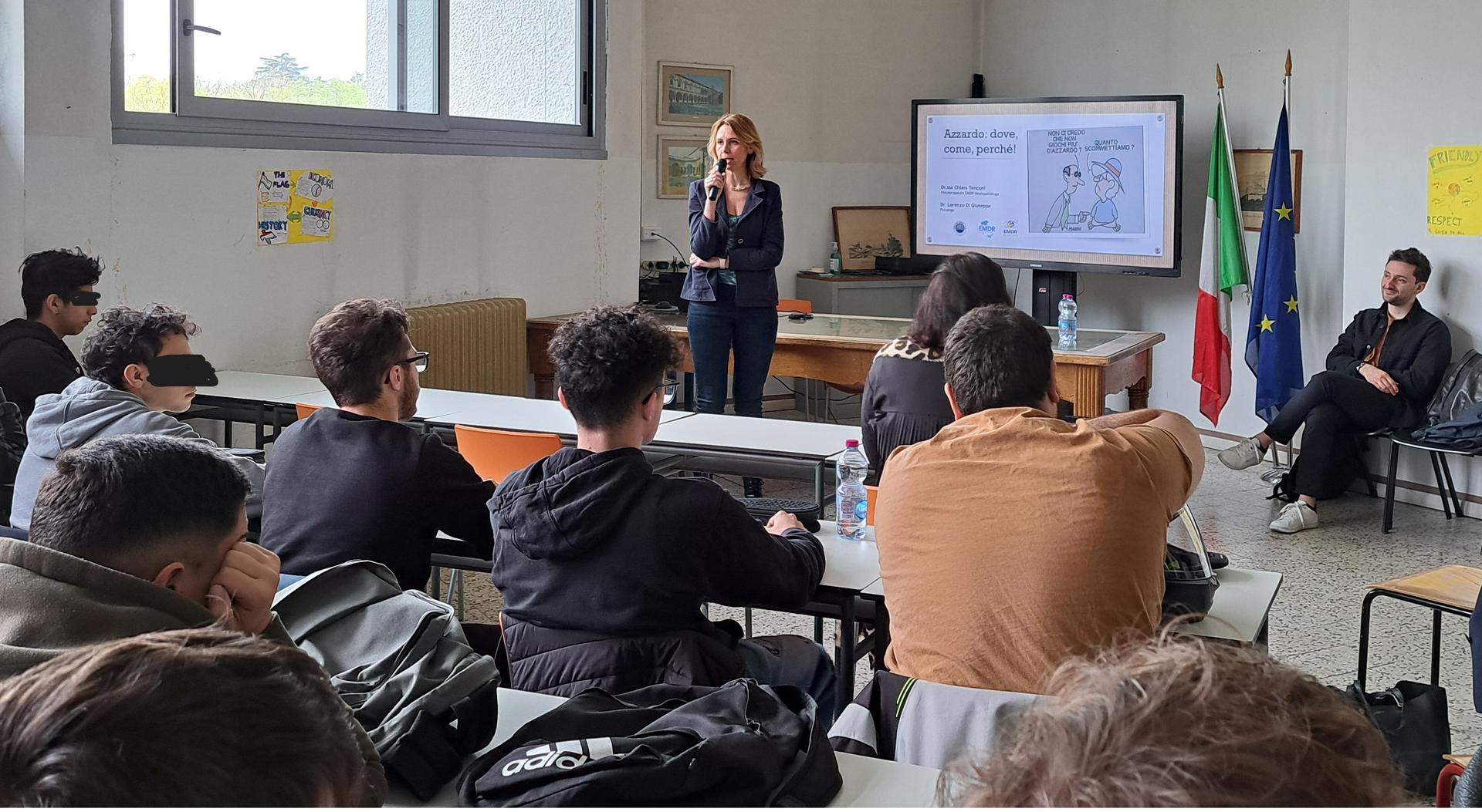 La lezione tenuta dalla psicoterapeuta Chiara Tenconi e dallo psicologo Lorenzo Di Giuseppe
Image