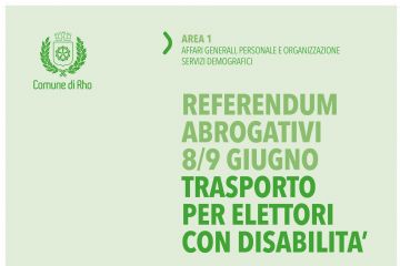 Referendum abrogativi dell&#39; 8 e 9 giugno 2025 - Servizio di trasporto per elettori con disabilit&#224;