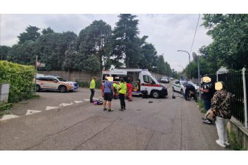 i soccorsi al ragazzo rimasto ferito a Terrazzano