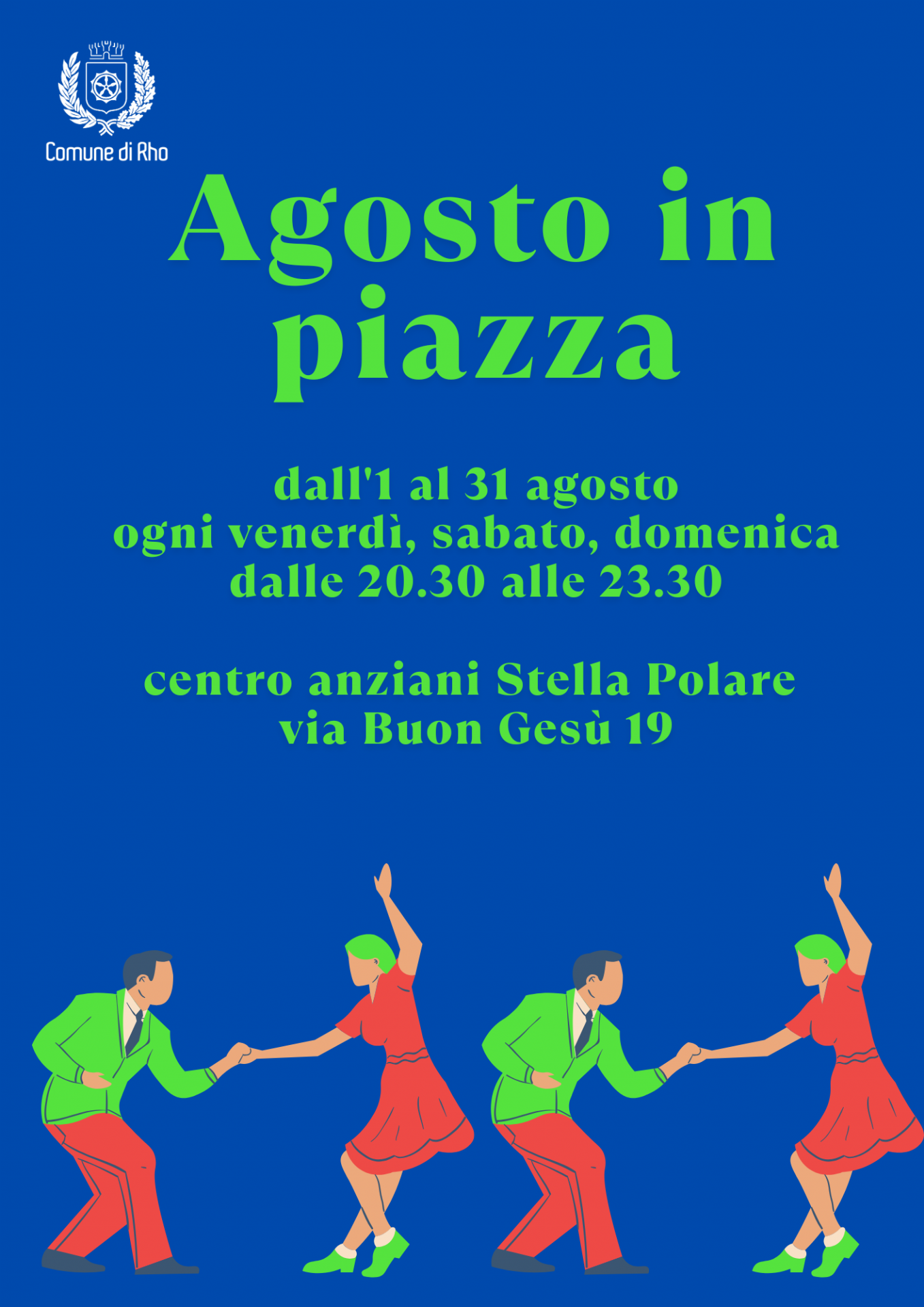 La locandina dell'Agosto in piazza 2025