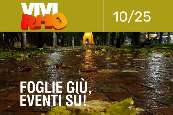 fronte cartolina VIVIRHO 10/25 Foglie giù, veneti su!