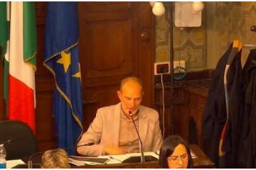 Assessore Paolo Bianchi ieri sera in Consiglio comunale