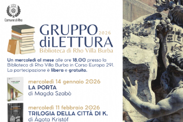 Gruppo di lettura locandina con titoli dei libri