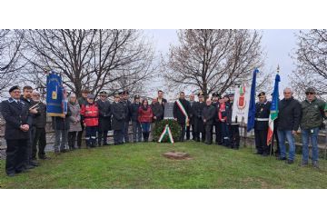 i partecipanti alla cerimonia del Giorno del Ricordo