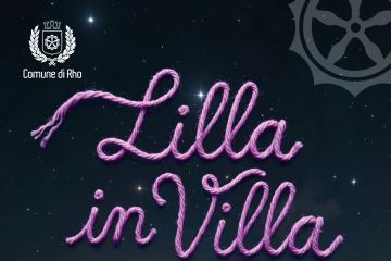 locandina Lilla in Villa Cena sotto le stelle cielo stellato e villa burba 