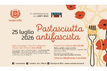 Locandina 25 luglio 2026 Pastasciutta antifascista