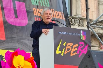 L'intervento del fondatore di Libera