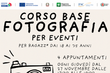corso base di fotografia per eventi immagine disegnata di macchina fotografica