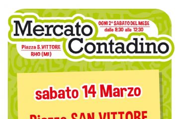 locandina con disegno di fattoria e mucca