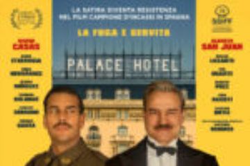 locandina a cena con il dittatore