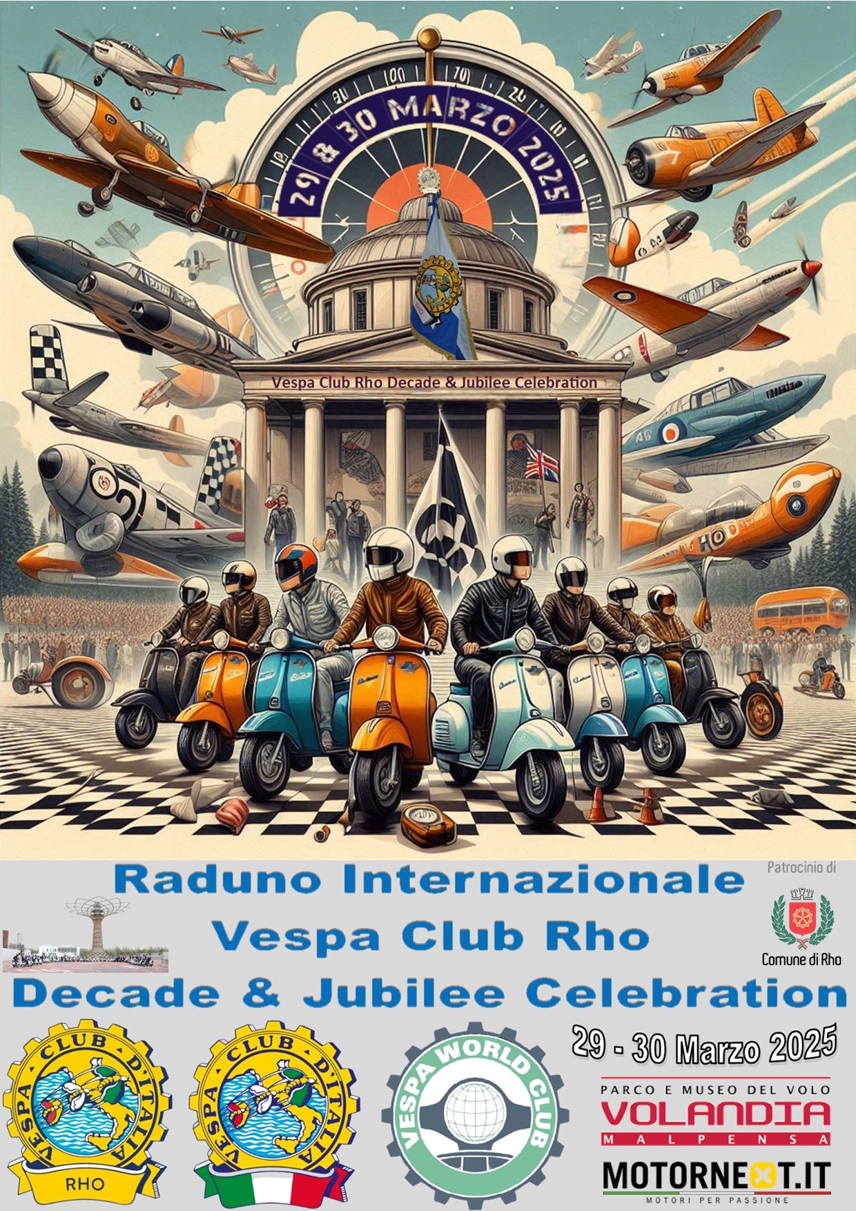 Vespa raduno 30 marzo 2025