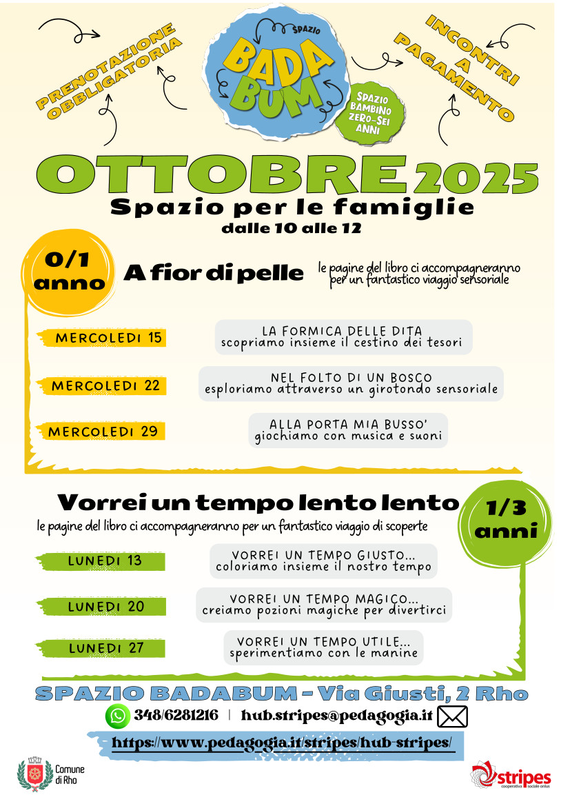 locandina con calendario