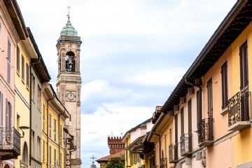 una veduta del centro di Rho