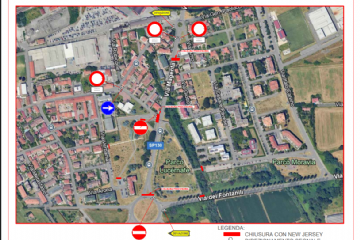 La mappa delle chiusure stradali la notte tra venerdì 21 e sabato 22 novembre