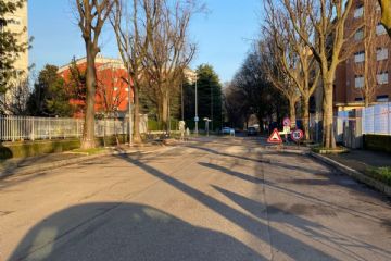 Variazione altimetrica di via Parri