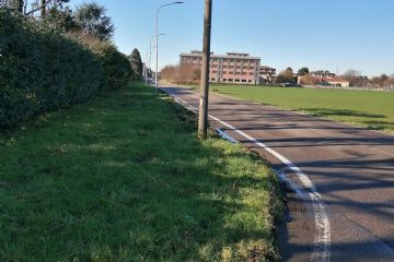 Pre lavori Pista ciclabile di via Ospiate