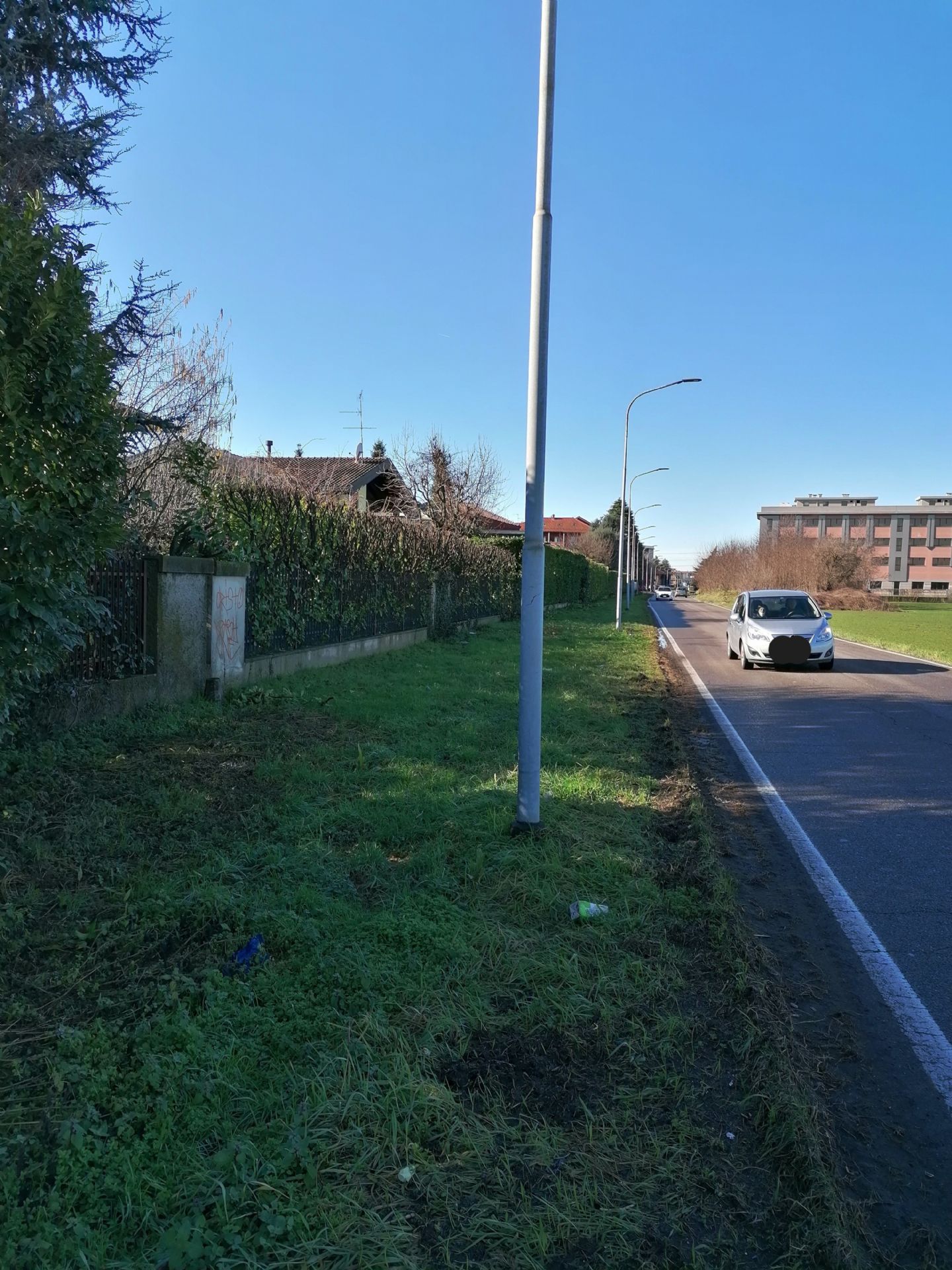 Pre lavori Pista ciclabile di via Ospiate