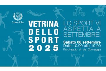 Locandina dell'evento del 06 settembre "Vetrina dello sport 2025", dalle 10.00 alle 19.00 presso il parcheggio di via Cornaggia a Rho.