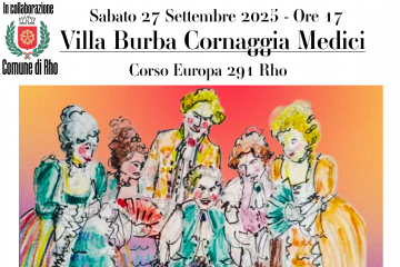 locandina event Il matrimonio segreto- personaggi della commedia disegnati