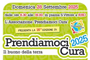 Locandina Prendiamoci Cura 2025 - Il buono della terra 