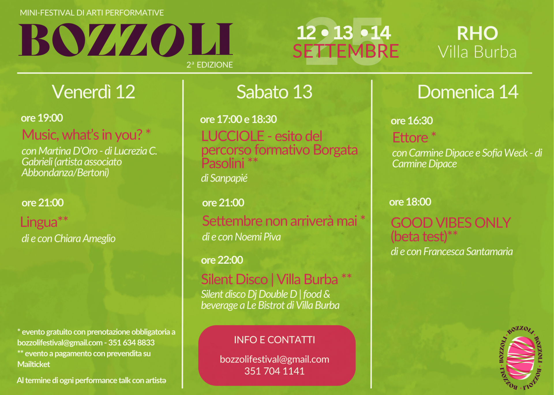 Bozzoli Programma da scaricare