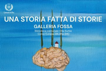 Le fondamenta, 2021, acrilico su tela dell'artista Catia Cannata. Allestimento a cura di Emanuele Della Costa.