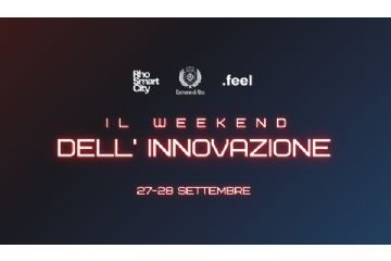 Locandina dell'evento Weekend dell'Innovazione che si terrà il 27 e 28 settembre 2025 a Rho