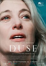Locandina film Duse attrice che interpreta Duse con lacrime agli occhi