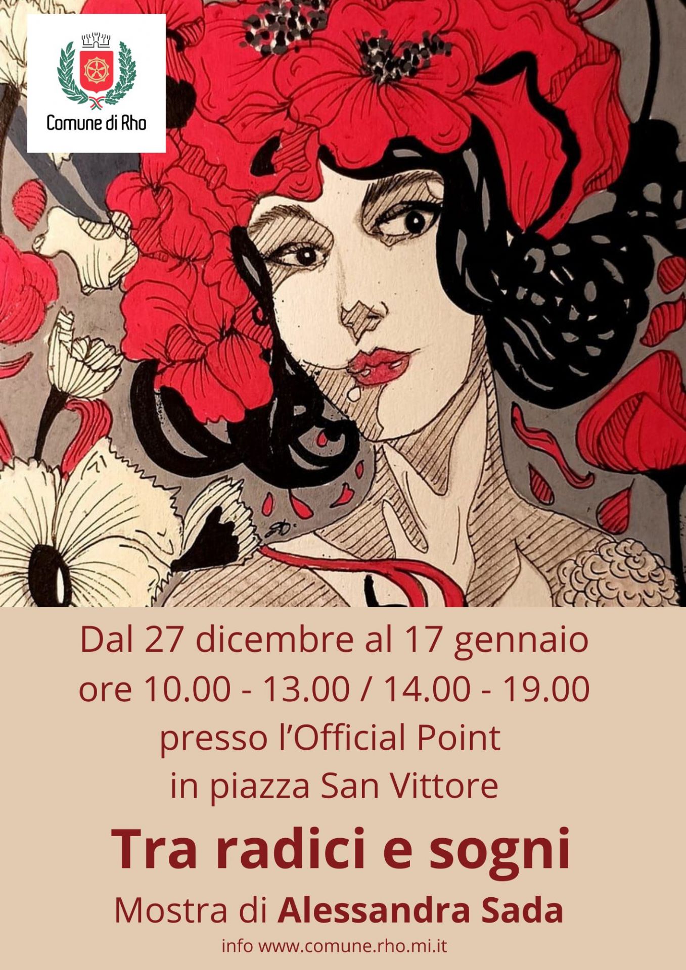 Locandina mostra Alessandra Sada