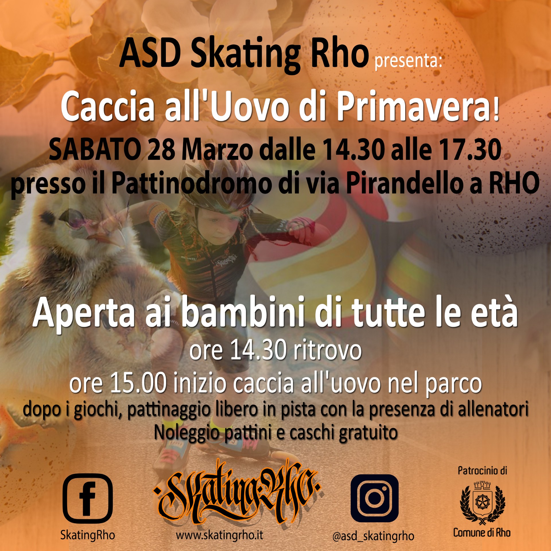 locandina evento caccia all uovo di primavera