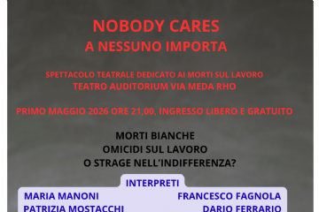 locandina evento con foto di caschetti da lavoro