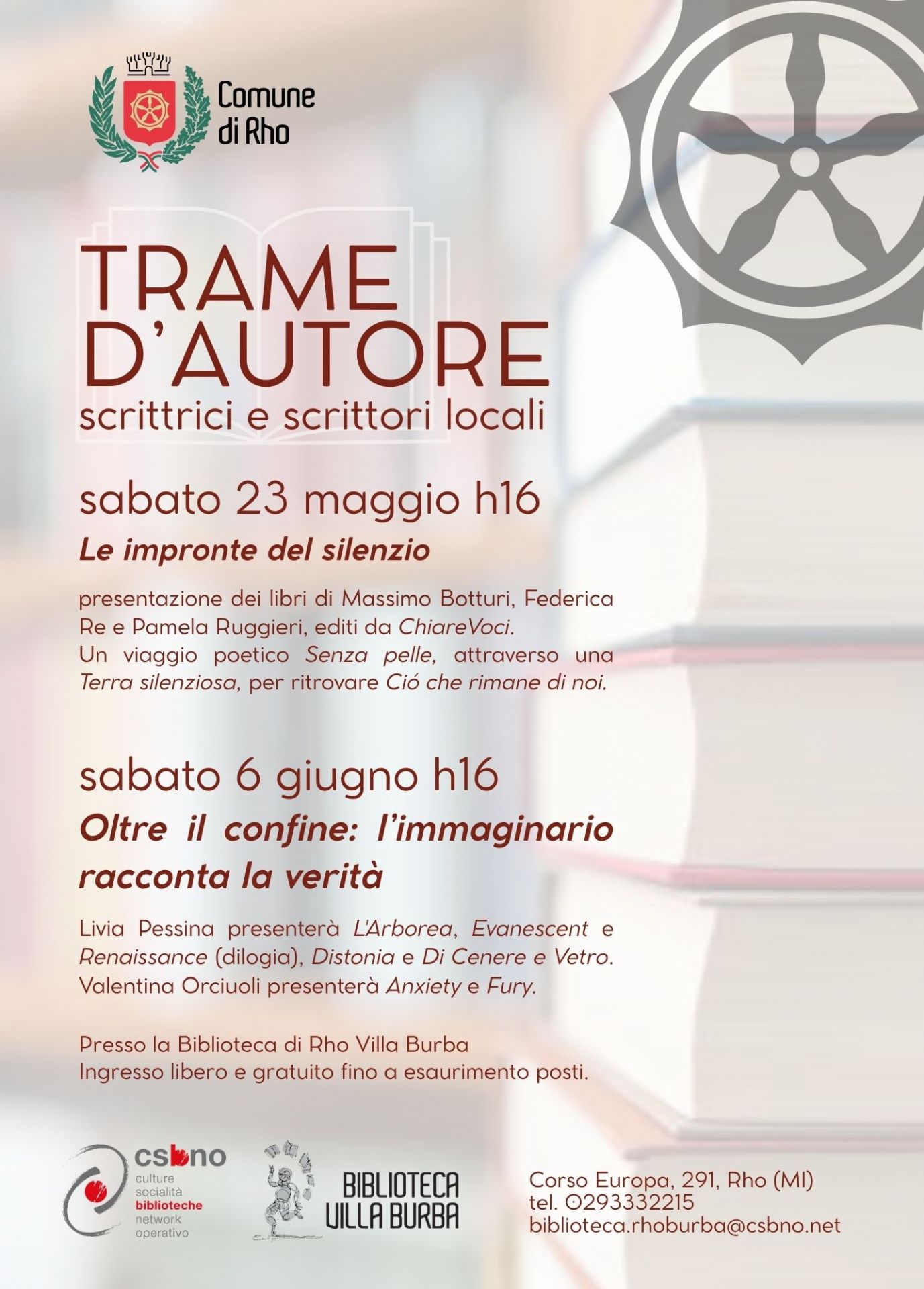 locandina trame d'autore