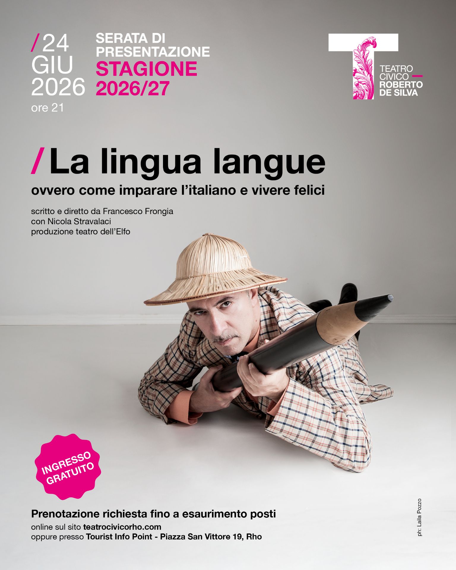 locandina la lingua langue protagonista in primo piano