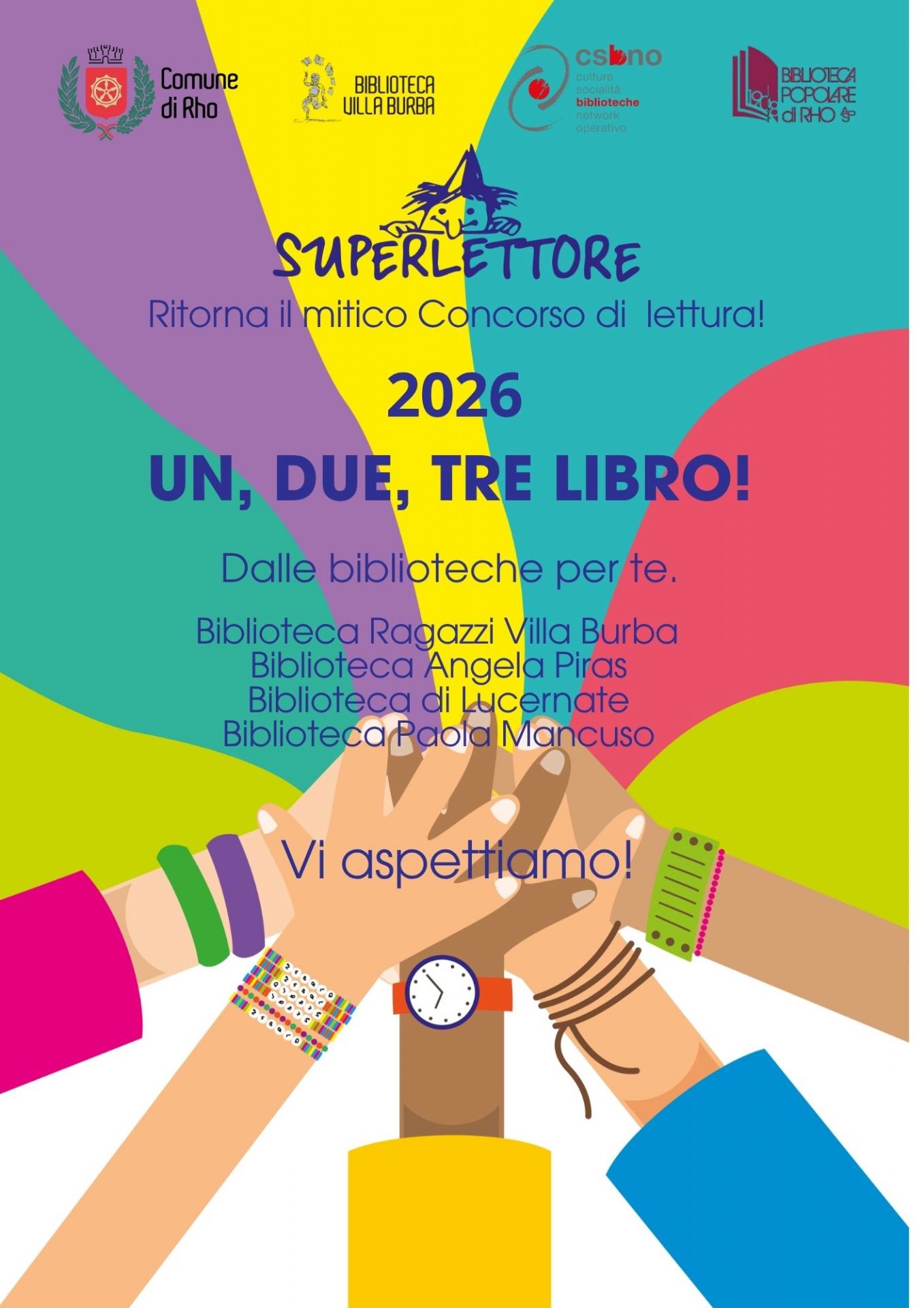 locandina un due tre libro
