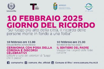10 febbraio 2025 Giorno del ricordo