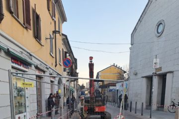 L'area che sarà interessata dallo scavo