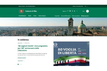 immagine del nuovo sito Istituzionale del Comune di Rho