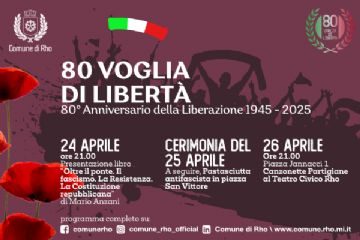 80 voglia di libertà 24 25 26 aprile