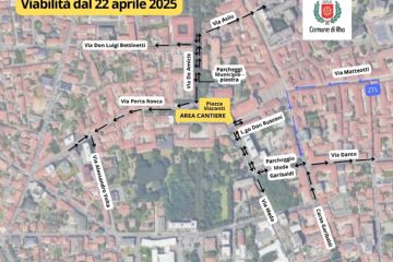 Ecco la mappa che spiega la nuova viabilità dal 22 aprile 2025
