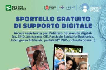 locandina sportello gratuito di supporto digitale