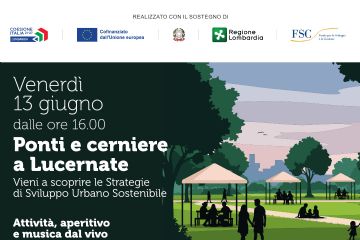 Grafica Venerdì 13 giugno dalle ore 16.00 Ponti e cerniere a Lucernate