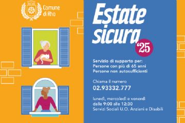 estate sicura 25 grafica due persone anziane alla finestra