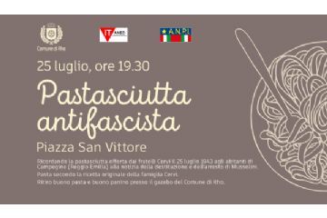 pastasciutta antifascista  disegno piatto di spaghetti