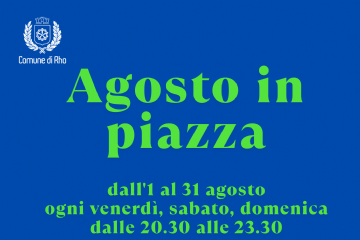 La locandina dell'Agosto in piazza 2025