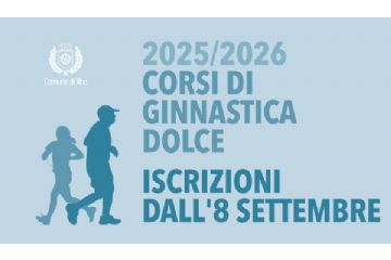 2025/2026 corsi di ginnastica dolce iscrizioni dall'8 settembre