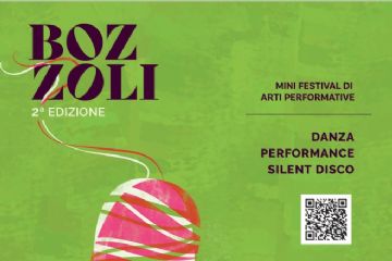 locandina Pozzoli  seconda edizione Mini festival di arti performative  Danza performance silent disco 12.13.14 settembre ho villa Burba