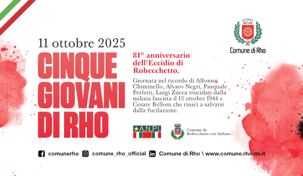 11 ottobre 2025 cinque giovani di Rho