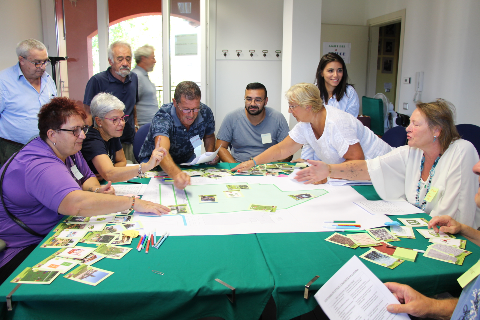 uno dei tavoli di lavoro organizzati nei mesi scorsi a Passirana
