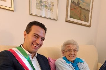 Gli auguri del Sindaco Orlandi ad Anna Zappa che oggi compie 105 anni